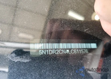 2020 Nissan Pathfinder Sl из США, поврежденный, VIN 5N1DR2CN4LC611576